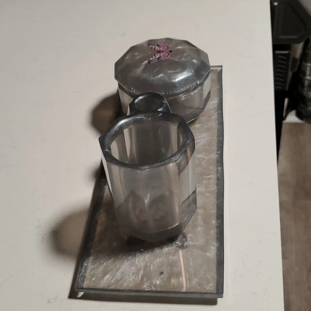 Epoxy Resin 4 Pc Bathroom Set